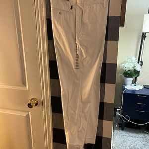 White Chino, 30x30, with tag, never worn. Ralph Lauren, classic fit